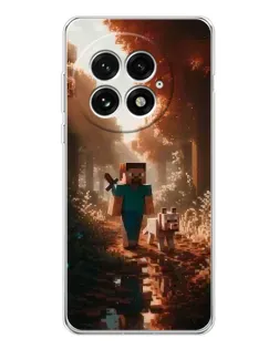Чехол для OnePlus 13 с картинкой «Стив в лесу»