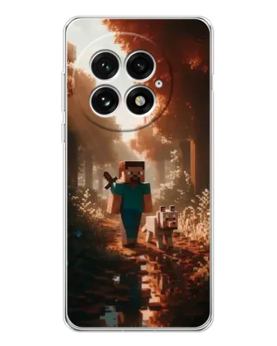 Чехол для OnePlus 13 с картинкой «Стив в лесу» Чехол для OnePlus 13 с картинкой «Стив в лесу»