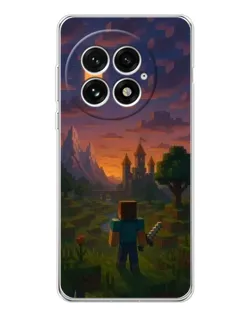 Чехол для OnePlus 13 с картинкой «Стив у башни»
