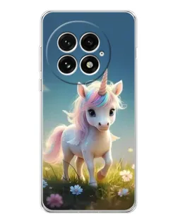 Чехол для OnePlus 13 с картинкой «Единорог на поляне» Чехол для OnePlus 13 с картинкой «Единорог на поляне»