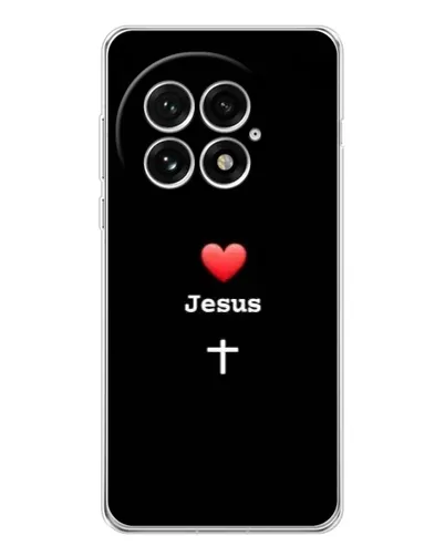 Чохол для OnePlus 13 з картинкою «Серце - Jesus» Чохол для OnePlus 13 з картинкою «Серце - Jesus»