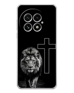 Чехол для OnePlus 13 с картинкой «Лев и Крест» Чехол для OnePlus 13 с картинкой «Лев и Крест»