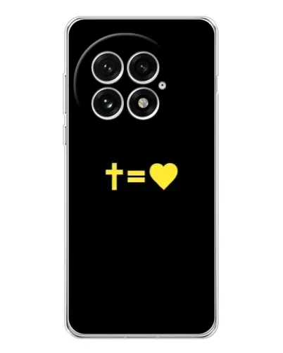 Чохол для OnePlus 13 з картинкою «Серце та Хрест» Чохол для OnePlus 13 з картинкою «Серце та Хрест»
