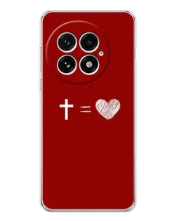 Чехол для OnePlus 13 с картинкой «Уравнение любви»