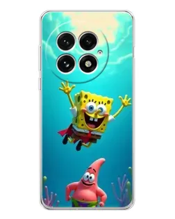 Чехол для OnePlus 13 с картинкой «Спанч Боб под водой»