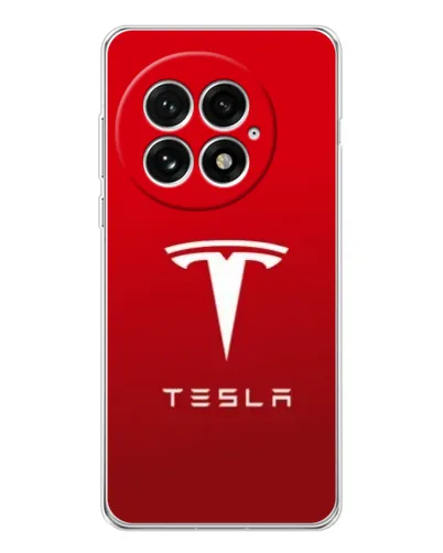 Чехол для OnePlus 13 с картинкой «Tesla Red Classic»