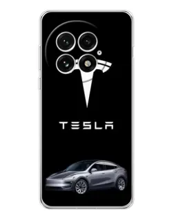 Чехол для OnePlus 13 с картинкой «Tesla Model Y»