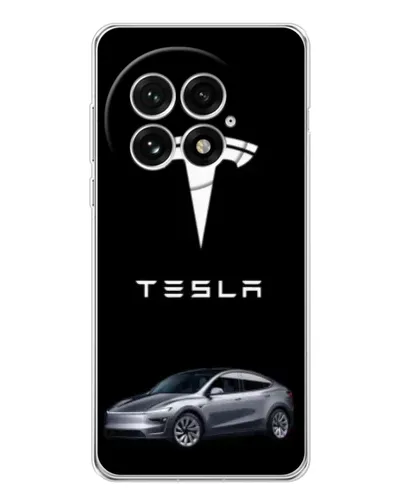 Чехол для OnePlus 13 с картинкой «Tesla Model Y»