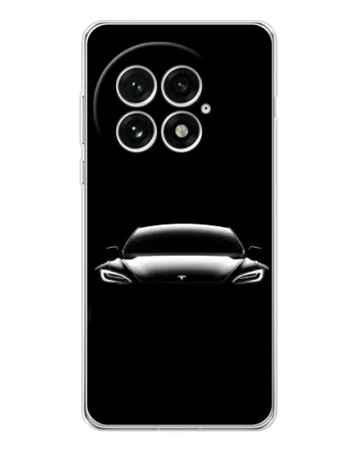 Чехол для OnePlus 13 с картинкой «Фары Tesla Night»