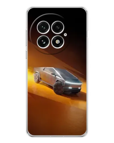 Чехол для OnePlus 13 с картинкой «Cybertruck в пустыне»