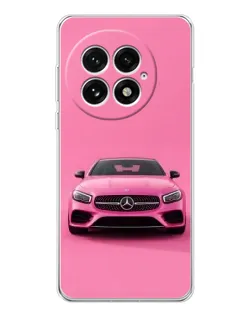 Чехол для OnePlus 13 с картинкой «Розовый Mercedes AMG»