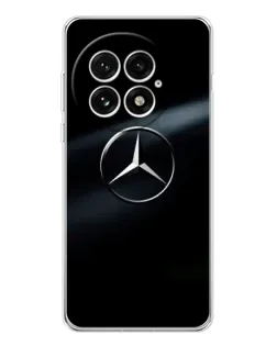 Чехол для OnePlus 13 с картинкой «Mercedes на металле»