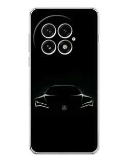 Чехол для OnePlus 13 с картинкой «Mercedes — силуэт авто»