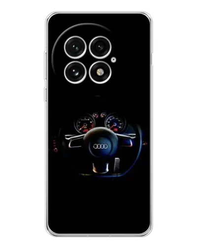 Чехол для OnePlus 13 с картинкой «Салон Audi — руль» Чехол для OnePlus 13 с картинкой «Салон Audi — руль»