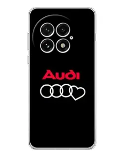 Чехол для OnePlus 13 с картинкой «Логотип Audi Heart» Чехол для OnePlus 13 с картинкой «Логотип Audi Heart»