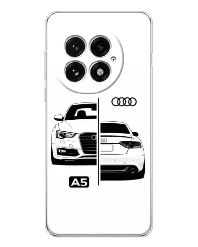Чехол для OnePlus 13 с картинкой «Audi — контрастный дизайн» Чехол для OnePlus 13 с картинкой «Audi — контрастный дизайн»