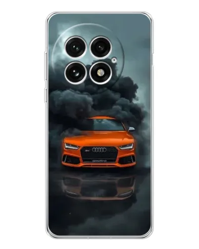 Чехол для OnePlus 13 с картинкой «Audi в облаках дыма» Чехол для OnePlus 13 с картинкой «Audi в облаках дыма»