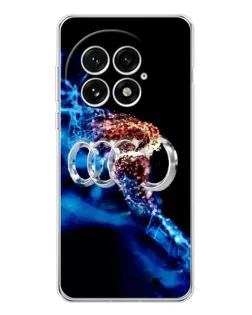 Чехол для OnePlus 13 с картинкой «Энергия лого Audi»