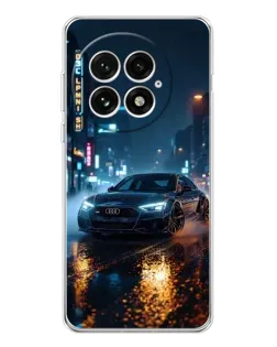Чехол для OnePlus 13 с картинкой «Ночной город и Audi»