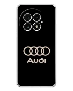 Чехол для OnePlus 13 с картинкой «Audi — золотой логотип»