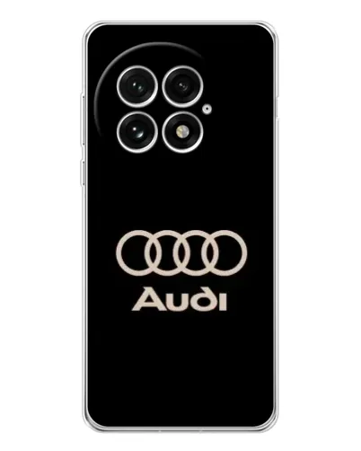 Чехол для OnePlus 13 с картинкой «Audi — золотой логотип» Чехол для OnePlus 13 с картинкой «Audi — золотой логотип»