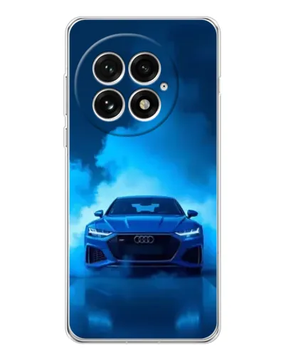 Чехол для OnePlus 13 с картинкой «Audi — голубая энергия» Чехол для OnePlus 13 с картинкой «Audi — голубая энергия»