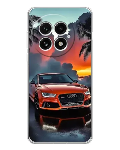 Чехол для OnePlus 13 с картинкой «Audi — закат» Чехол для OnePlus 13 с картинкой «Audi — закат»