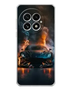 Чехол для OnePlus 13 с картинкой «Lamborghini дымная эстетика»