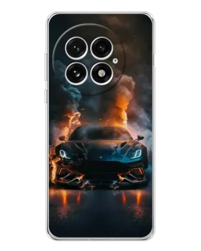 Чехол для OnePlus 13 с картинкой «Lamborghini дымная эстетика»