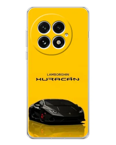 Чехол для OnePlus 13 с картинкой «Lamborghini Huracan черный»