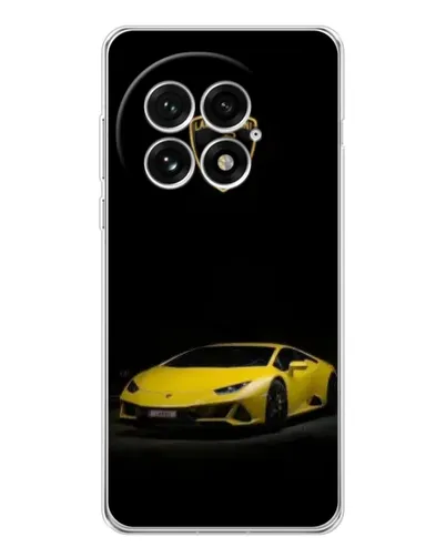 Чехол для OnePlus 13 с картинкой «Lamborghini желтый акцент»