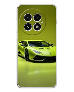 Чехол для OnePlus 13 с картинкой «Салатовый Lamborghini Huracan»