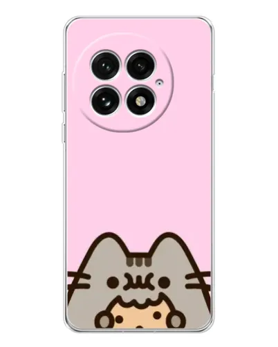 Чехол для OnePlus 13 с картинкой «Pusheen и печенье»