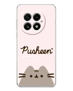 Чехол для OnePlus 13 с картинкой «Pusheen логотип»