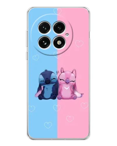 Чохол для OnePlus 13 з картинкою «Stitch та Angel Love»
