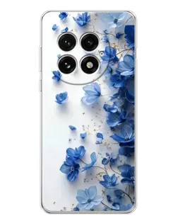 Чехол для OnePlus 13 с картинкой «Голубой цветочный каскад» Чехол для OnePlus 13 с картинкой «Голубой цветочный каскад»