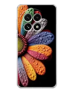 Чехол для OnePlus 13 с картинкой «Радужный цветок» Чехол для OnePlus 13 с картинкой «Радужный цветок»