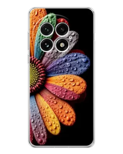 Чехол для OnePlus 13 с картинкой «Радужный цветок»
