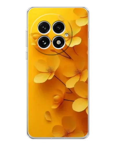Чехол для OnePlus 13 с картинкой «Золотые лепестки»