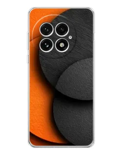 Чехол для OnePlus 13 с картинкой «Геометрия оранжевых кругов»