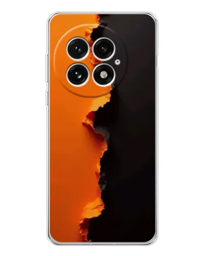 Чехол для OnePlus 13 с картинкой «Оранжевый разлом»