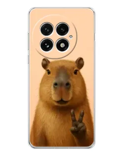 Чехол для OnePlus 13 с картинкой «Капибара виктория»