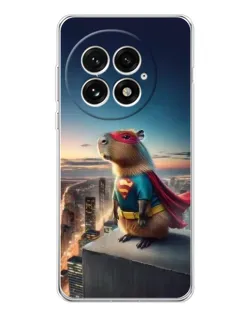 Чехол для OnePlus 13 с картинкой «Капи-мен супергерой»
