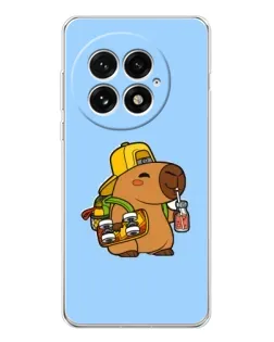 Чехол для OnePlus 13 с картинкой «Капибара на скейте»