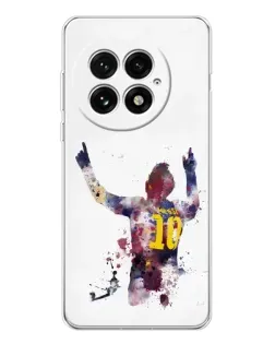 Чехол для OnePlus 13 с картинкой «Акварельный Месси Барселона»