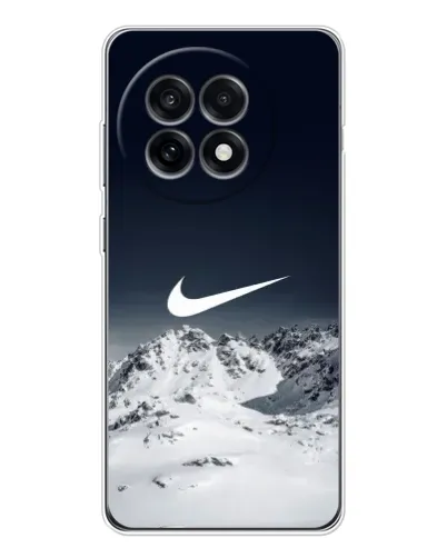 Чохол для OnePlus 13R з картинкою «Nike — зимові гори»