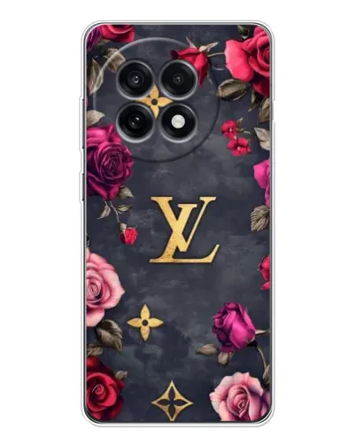 Чохол для OnePlus 13R з картинкою «Квітковий Louis Vuitton»