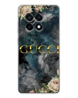 Чехол для OnePlus 13R с картинкой «Абстрактные цветы Gucci»