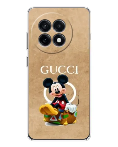 Чехол для OnePlus 13R с картинкой «Микки Маус Gucci — крафт»