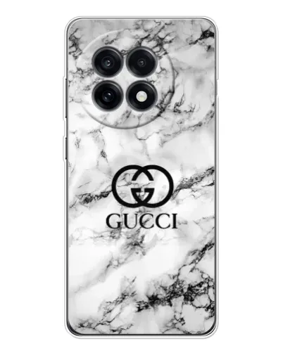 Чехол для OnePlus 13R с картинкой «Gucci — мраморный шик»